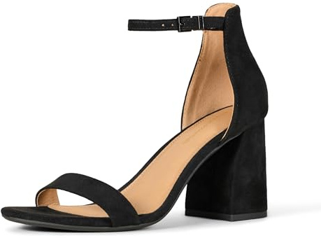 Amazon Essentials Sandalo con Tacco Alto a Blocco Donna