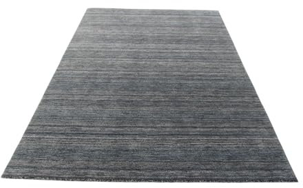 Gabbeh Teppich Grau 100% Wolle Orientteppich Handgefertigt 170X239 cm HL176