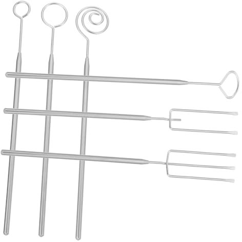 OFFSCH Fourchette À En Acier Inoxydable 3 Dents Pour Tremper Les Bonbons Pour Fondue