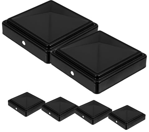 HOMOCONO 6piezas Tapas De Jardín Para Cerca Protección Para Poste Accesorios Decorativos Para Cercas De Jardín Cubiertas Resistentes Al Clima Acabado Para Decoración Exterior