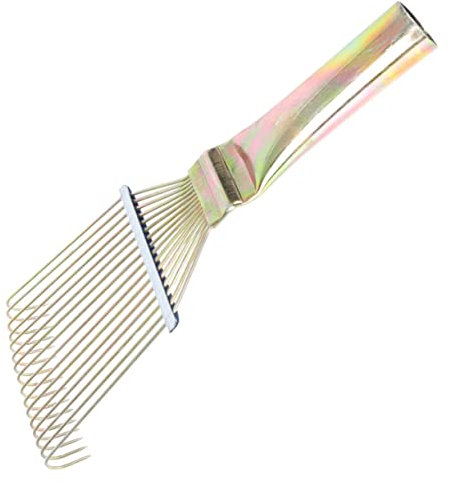 DECOMELODY Pferdepflegebürste Mit Stabilem Metallrahmen Leichter Langanhaltender Haarentferner Für Pferde Rinder Und Schafe Komfortabler Griff Für Einfache Handhabung Zum Entfernen Von Schmut