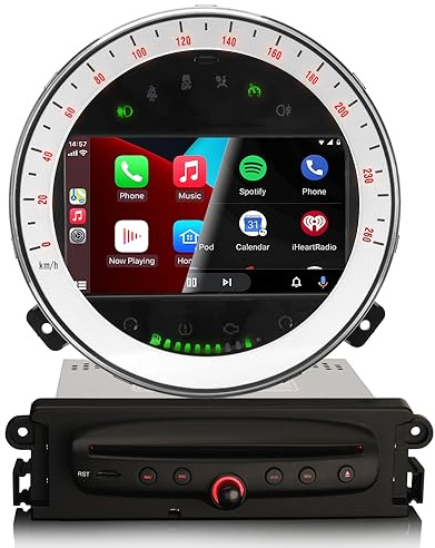 Android 14 4GB 64GB Autoradio per BMW Mini Cooper S R56 Countryman GPS Navigatore Wireless Carplay Android Auto DSP Bluetooth 5.0 DVD A2DP WiFi Radio DAB+Canbus