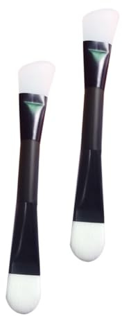 HONITANO 2pezzi Pennello Per Maschera Viso Doppia Testa Applicatore Per Maschera Di Fango Strumento Di Bellezza Sicuro e Durevole Compatto e Leggero Facile Da Trasportare e Usare