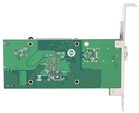 Alomejor Tarjeta Nic Ethernet de 10 GB con Transmisión Estable para Llave M.2 B+M para Equipos de Red