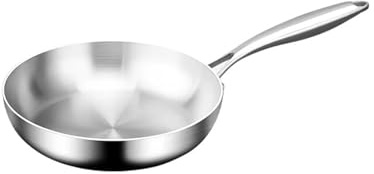Generico Padella in acciaio inossidabile 316, antiaderente, universale, for fornelli a gas, pentole for bistecche, da cucina(Single pot 22CM)