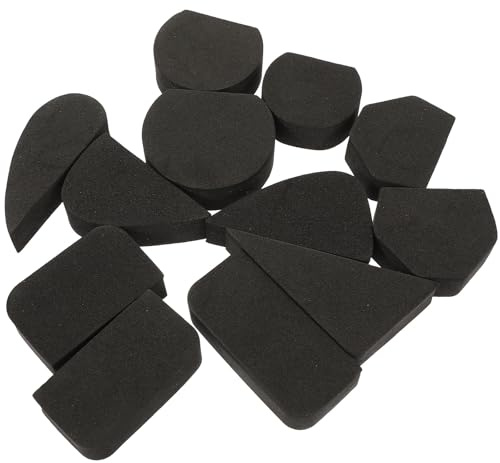 CALLARON 12 Moldes de Mango para Tazas de Arcilla, Juego de Herramientas DIY para Cerámica, Moldes Pequeños de Eva Resistentes para Asas de Vasos, Suministros para Hacer Tazas Artesanales