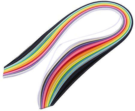 Bewinner Quilling Paper Strips Tools Kit, Quilling Strips 960 Strips Paper und 10 Arten Werkzeuge, 3mm / 5mm Papier Quilling DIY Craft Kit 18pcs für Anfänger(3mm)