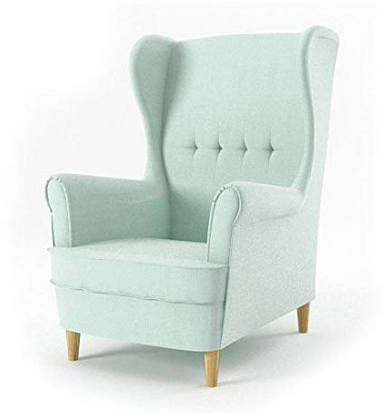 Sofini Ohrensessel Milo! Sessel für Wohnzimmer & Esszimmer! Skandinawisch, Relaxsessel aus Webstoff, Best Sessel! (Beauty 5)