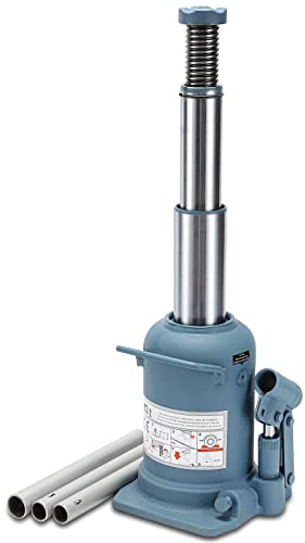 BAOSHISHAN 12 Ton High Lift Bottle Jack 9.25 to 23.23 Lifting Range Heavy Duty Double Ram Hydraulic Truck Jack Welded Jack