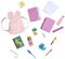 Our Generation Age 3+ Bright and Learning Set – School Supplies with Bunny Ear Backpack for 18-inch Dolls – 20 Piece Classroom Accessory Set