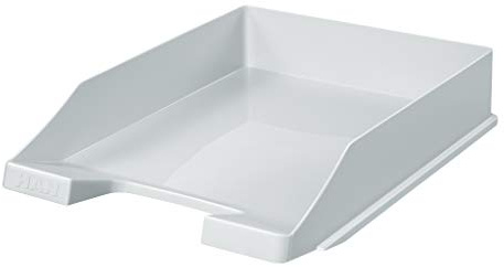 HAN Briefablage Classic 6 Stück stapelbare Ablage im modernen Design für Briefe und Papiere bis A4-C4 1027-S-11 hellgrau
