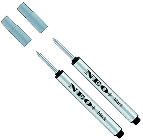 NEO+ Tintenroller-Minen, 2 Stück, schwarze Tinte