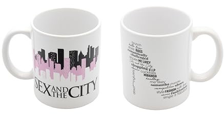 Joy Toy Sex & The City - tazza in ceramica, 320 ml, in confezione regalo, 12 x 9 x 10 cm