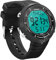 ILAME Swimming and Diving Wristwatch 10 ATM Waterproof Sports Watchwith Multiple Functions of Alarm Clock, Stopwatch, Countdown, Dual Time, 12 and 24 Hour Format Switchable, Silicone Band