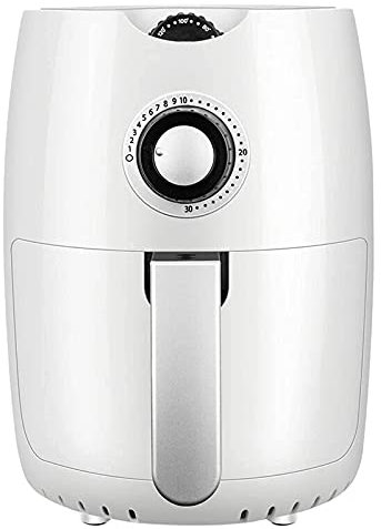 Freidora de Aire Smart Air Fryer 1000W 2. Control de Perilla multifunción de 2L Freidora Saludable sin Aceite Reemplace Deep FR (freidoras de Aire) (Blanco 2.2L) Comfortable Anniversary