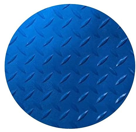 GRRICEPL 1,5 Mm Dick Garagenboden Gummimatte, Haushalt rutschfest PVC-Bodenmatte, Boden Schutzmatte, für Garage Industrie Heim Fitnessstudio (Farbe : Blau, Größe : 1x1m)
