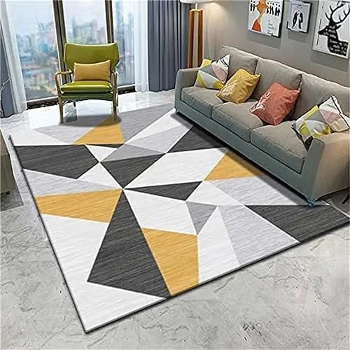 RUGMRZ Bodenbelag Balkon Deko Teppich Gelbe Flecken resistente Füße fühlen Sich weich und komfortabel an Runner Rug 14 Grau küchenvorleger terrassenteppich wetterfest bodenbelag Balkon deko Teppich