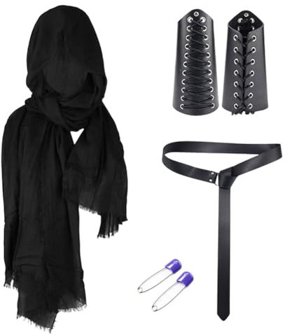 Asudaro Renaissance Fair Outfit Sheath Costume Zubehör Mittelalter Ritter Gürtel Erwachsene Wikinger für Party