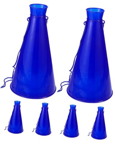 BESPORTBLE Tragbares Party-trompetenspielzeug-Set 6-teiliges Jubelhörner-Set Für Kinder Mit Megaphonen Zur Klangprojektion