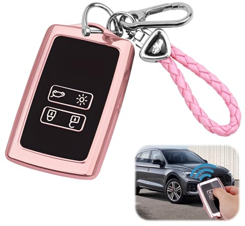 Autoschlüssel Hülle Kompatibel für Renault, Schutz Autoschlüssel Box Autoschlüssel Schutz Keyless für Renault Fahrer Schützt zuverlässig vor Kratzern Stößen und Verschleiß im Alltag und unterwegs