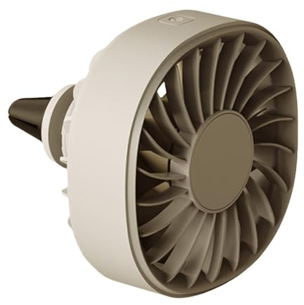 Ventilador de circulación de aire para coche con USB, luz LED colorida, 360 giratorias, silenciosas, para camiones, todoterrenos y luces LED coloridas