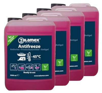 12skipper Set Talamex Frostschutzmittel Anti Freeze für Kühl-, Trinkwasser- und Motorensysteme auf Booten