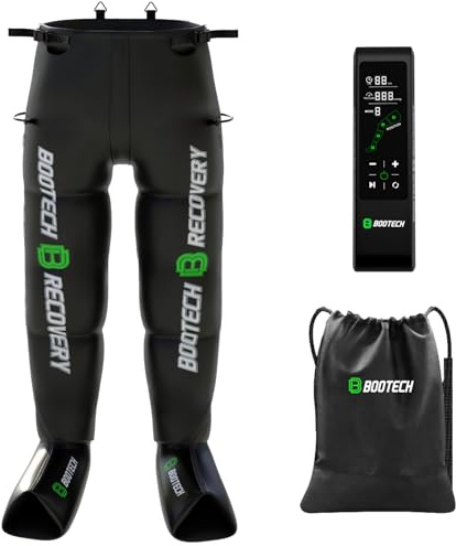 BOOTECH Pantalon de Pressothérapie pour la Maison, Masseur de Jambes et Pieds Fatigués, Améliore la Circulation, Récupération Musculaire, Drainage Lymphatique, Rétention d'Eau, Cellulite