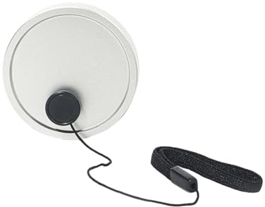 Copriobiettivo per fotocamera Coperchio protettivo per obiettivo anteriore per fotocamera Coperchio antipolvere con cordino per MS200/C210R Copertura impermeabile Fotografia di viaggio