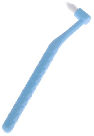 Cepillo interdental de un solo haz, cepillo dental suave for limpieza, utensilio for cuidado bucal, pelo de cabeza pequeña, 1 ud.(Blue)