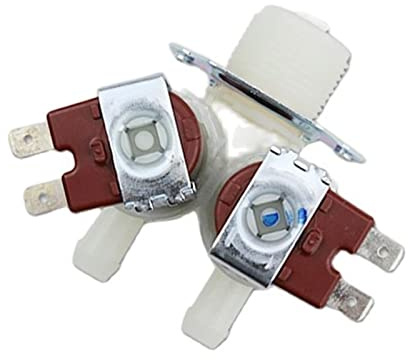 Válvula Solenoide De Válvula Doble De Entrada De Agua For Lavadora De Tambor, Compatible Con Haier, 0024000126B FPS135-270G(Red style)