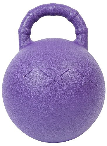 Pfiff 102446 Pferdespielball, Hundespielball Fruitstar, Spielball mit Minz-Aroma, Selbstaufblasend, Lila 25cm