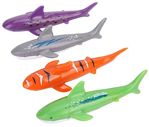 Bnineteenteam 4 Sätze Kinder Torpedo Spielzeug, Tauchen Pool Spielzeug Diving Set Spielzeug für Kinder über 5 Jahre alt Kinderbewegung