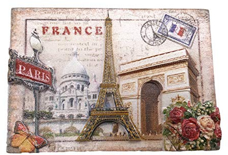 3D Romantische Paris Frankreich Kühlschrank Kühlschrankmagnet Tourist Souvenirs Handmade Harz Handwerk Magnetische Aufkleber Home Küche Dekoration Reise Geschenk