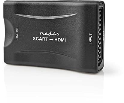 NEDIS Convertisseur HDMI ™ | Prise SCART | Entrée HDMI™ | 1 Voie | 1080p | 1,2 Gbps | ABS | Noir