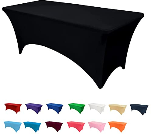 Newthinking Stretch Table Cloth 6FT, Stretchy Table Cover for Craft Table