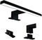 Lampada da Specchio LED Luce Bagno 30 cm 5W 230V 4000K / 6000K IP44 Mobili Cornice Armadio Trucco Applique Senza Sfarfallio Non Dimmerabile Bianco Naturale Neutro/Freddo (NERA 4000K - Luce Naturale)