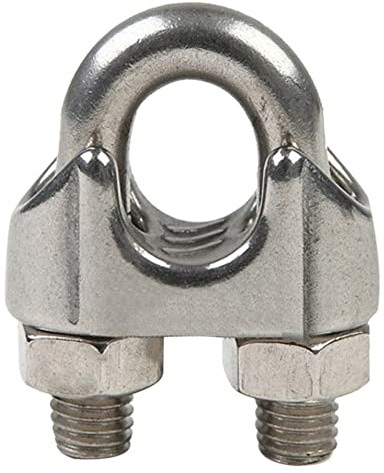 CONPHERON Drahtseilklemme M2-M20 Edelstahl Bügelklemmen Seilklemmen Bügelform Verbinder für Stahlkabel Stahldraht Stahlseil