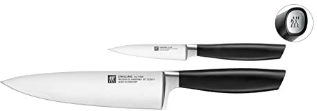 ZWILLING All * Star Messerset 2-tlg, Silber Kochmesser Küchenmesser Eisgehärtete FRIODUR Klinge