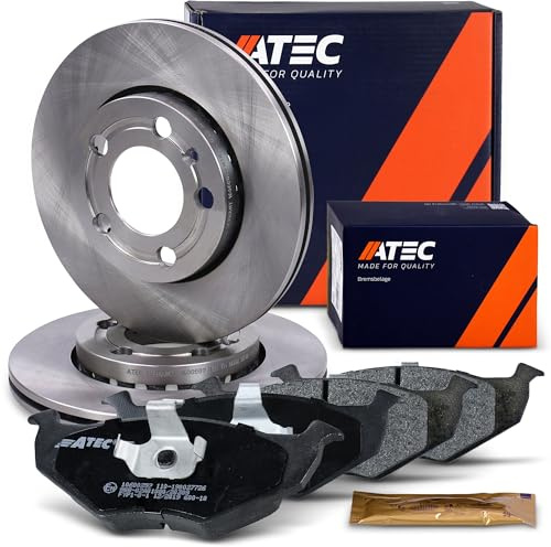 ATEC Germany Bremsenset Vorderachse inkl. Bremsscheiben Ø 239 mm Belüftet + | Kompatibel mit: SKODA FABIA I, FABIA I Combi, FABIA I Praktik, FABIA I Stufenheck, FABIA II, FABIA II Combi