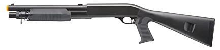 Pump Action Tri-Shot Spring Powered Airsoft Shotgun - High Power 380 FPO- 3 Shot Burst