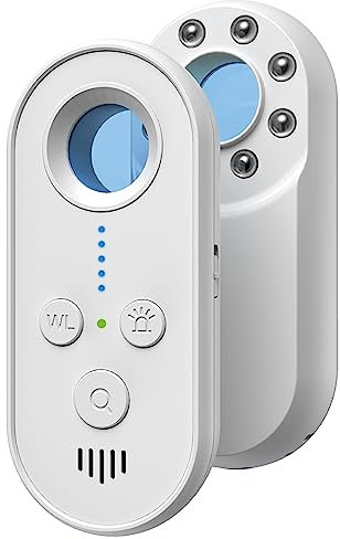MAGENDARA Wireless RF Portable Bug Detector,Anti Spy Surveillance Camera Detector for Listening Devices Wireless Cameras Bug Finder Anti-theft Vibrating Alarm