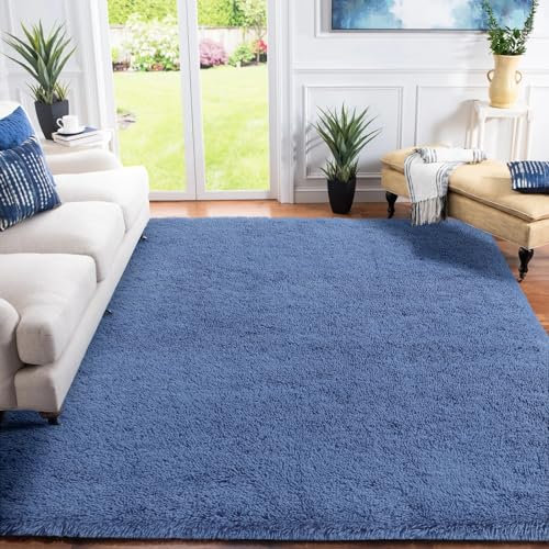 XSIVOD Alfombra grande para sala de estar, alfombra súper suave para dormitorio, sala de estar, alfombra de piso de lujo, alfombra de salón esponjosa ideal para dormitorio, guardería, habitación de