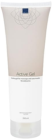ABENA Kühlgel 250 ml – mit Menthol, Pfefferminze, Eukalyptus & Ätherischen Ölen – Feuchtigkeitsspendend, Farb- und Parfümfrei – Kühlcreme für Gelenke und Muskeln bei Muskelschmerzen