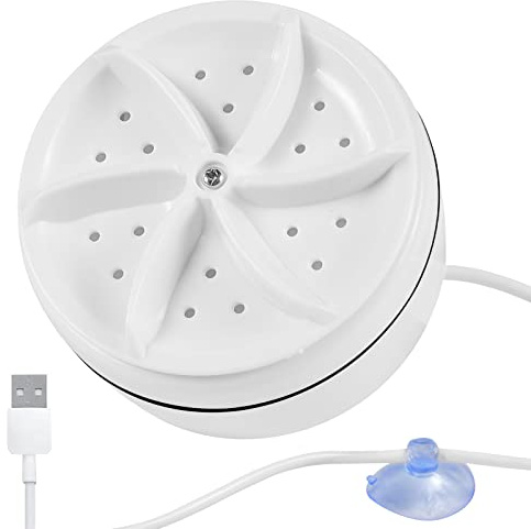Forhome Mini Lavatrice Ad Ultrasuoni, Mini lavatrice portatile, Multifunzione Lavatrice Portatile USB, Mini Lavatrice per Biancheria Intima, per camper, dormitori, casa, viaggi