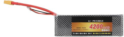 Tyenaza Lipo-Akku, RC-Spielzeug-Akku, 7,4 V, 4200 MAh, 35 C, Modell-Spielzeug-Lithium-Akku Mit XT60-Stecker Für RC-Auto, LKW, Boot, Flugzeug, Hubschrauber, Quadrocopter, FPV-Renndrohnen