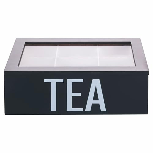 Villa d'Este Home Tivoli Scatola porta tè e tisane, 6 slot interni, Bigismore