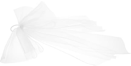 BESPORTBLE Brautschleier Mit Schleife Für Damen Hochzeitsschleier Aus Netz Brautaccessoires Für Junggesellinnenabschiede Weiß Haarstyling-accessoires Für Besonderen Anlass