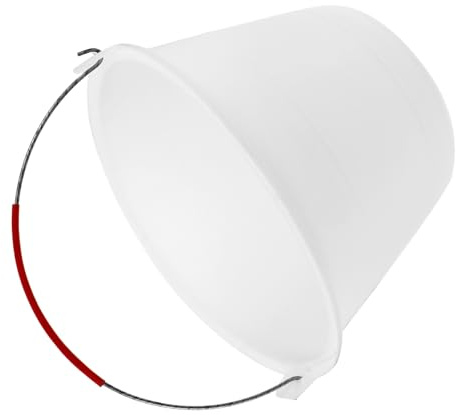 UKCOCO Cubo de plástico engrosado cubeta mezcladora de cemento mangos constructores concreto exterior baldes cubo vacío portátil cubos con asas balde plastico para cemento páginas