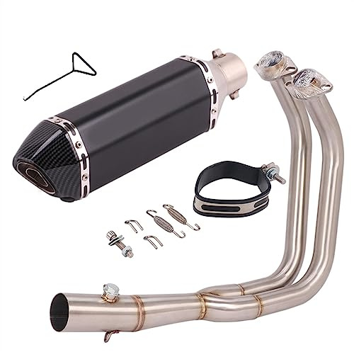 Silenciador De Escape para Motocicleta, Tubo Delantero Deslizante, S&istema Completo Modificado para para Vulcan S650 650s VN650 EN650