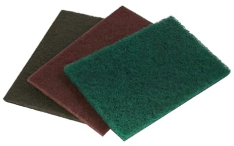 Scouring Pads 3PCS Industrial Abrasive Scouring Pad Cleaning Scouring Pad ​Polishing Grinding Scotch Pads(3PCS)